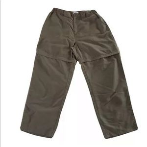 Campmor High Rise Pants Shorts Convertible Nylon L